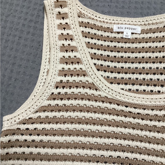 New price ❗️Blu Pepper crochet  tank - Picture 3 of 5